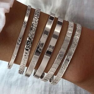 New 6 piece Cuff bracelet set